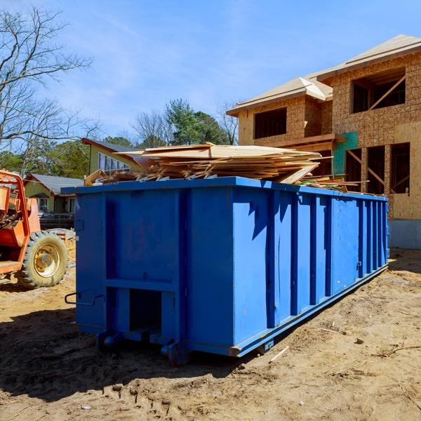 our construction dumpsters have weight limits that vary based on their size